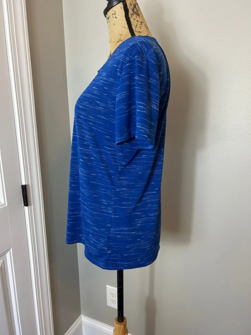 Nike Dri- Fit blue and white top
